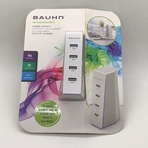 Bauhn 4-Port USB Desktop Charger